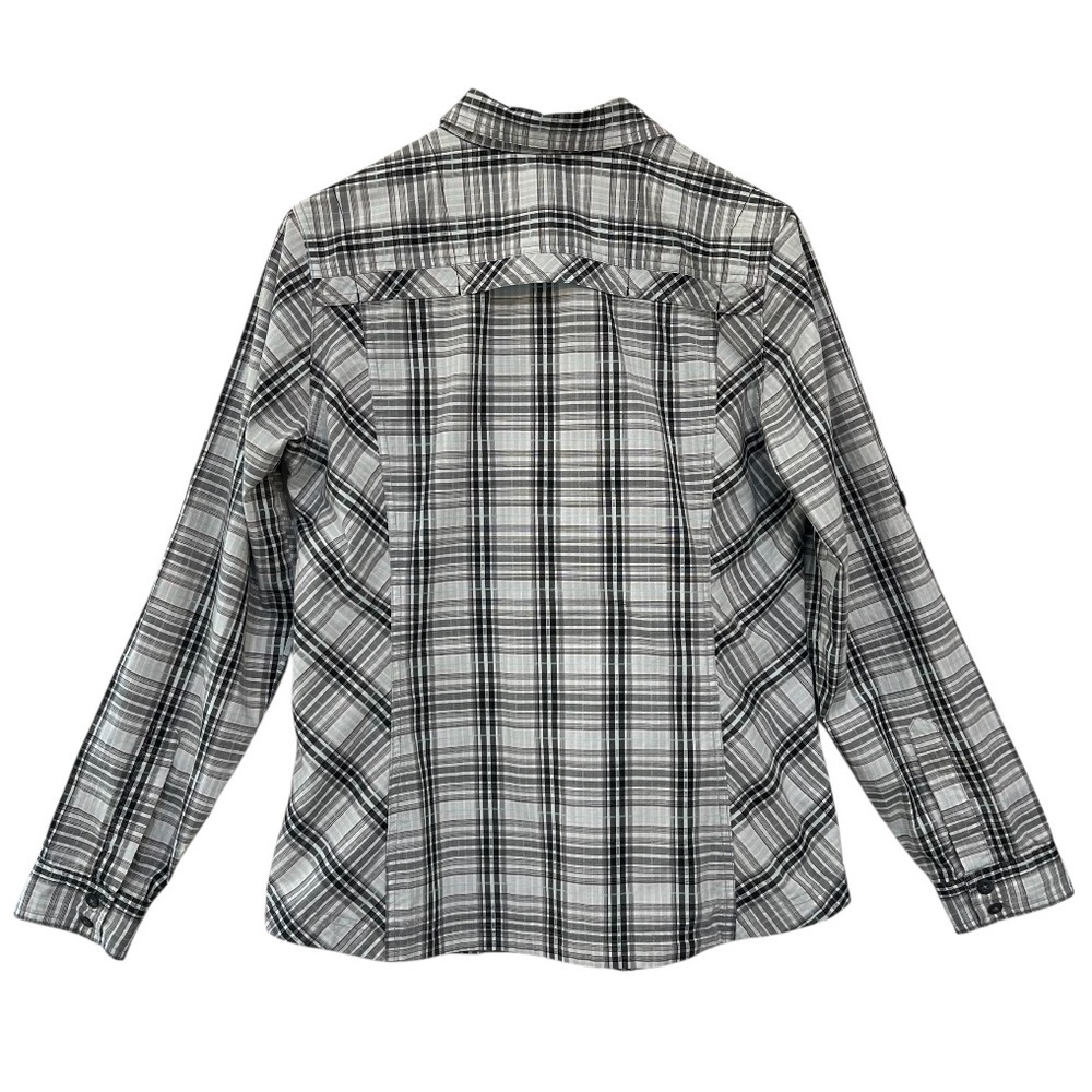 Columbia Plaid Roll Tab Button Down Shirt Size L - Picture 5 of 9